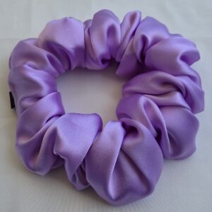 Chouchou en satin Lavande