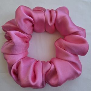 Chouchou en satin Rose