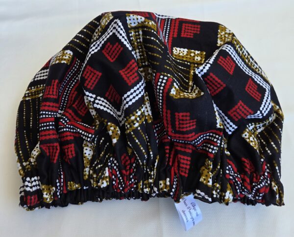 Bonnet en satin/wax – Image 2