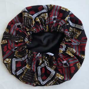 Bonnet en satin/wax