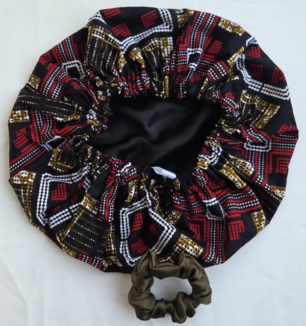 Bonnet en satin/wax – Image 4
