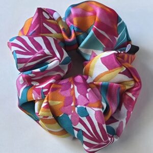 Chouchou en satin Jungle pop